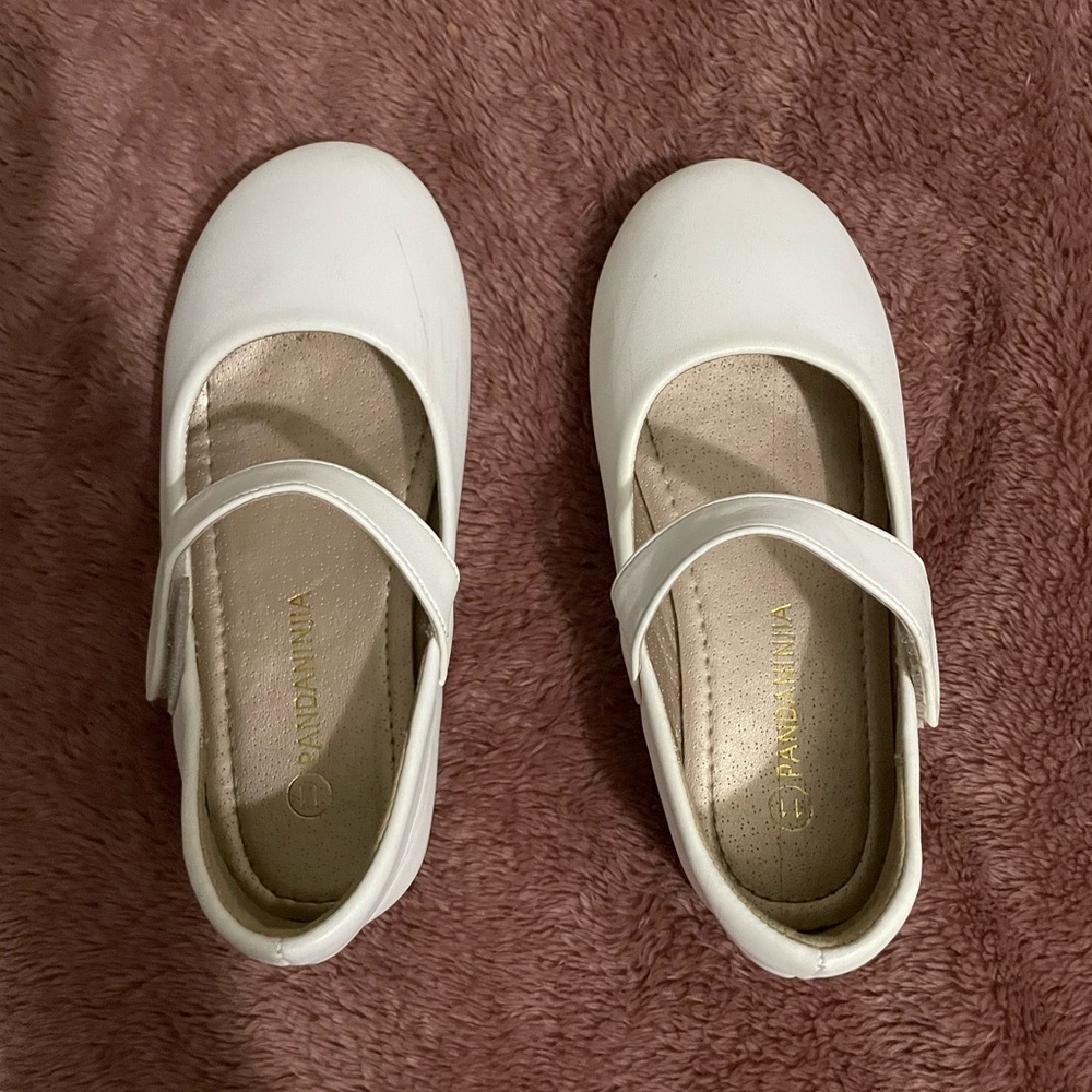 Kids White Mary Jane Shoes